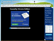 Tablet Screenshot of causalitygame.com